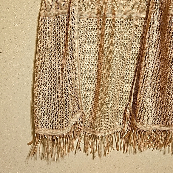 Rue 21 Boho Cover Up Kimono Shawl with Hood - Picture 3 of 6